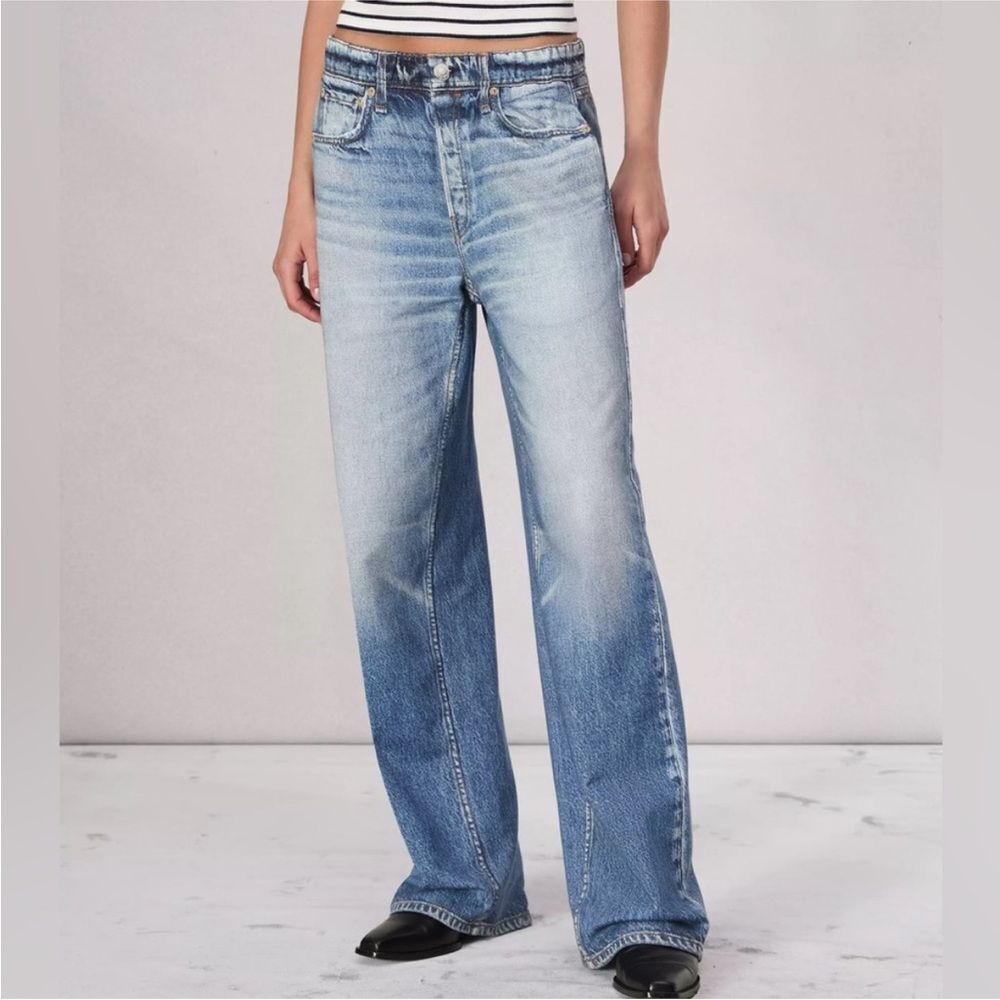 Mila Rosabella Classic Wide Leg Sweatpant Jeans